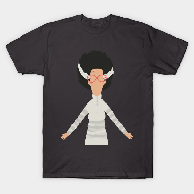 Bride of Frankenstein Linda T-Shirt by gray-cat